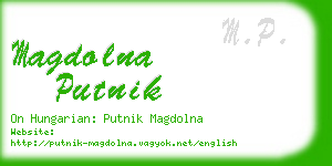 magdolna putnik business card